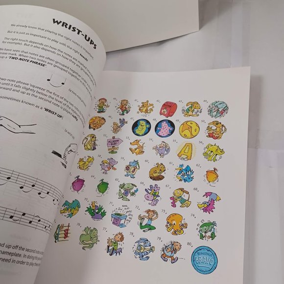 Beanstalk's Basics For Piano NEW Lesson Book Level 2 -Bravo Box Reward Stickers - Picture 6 of 9